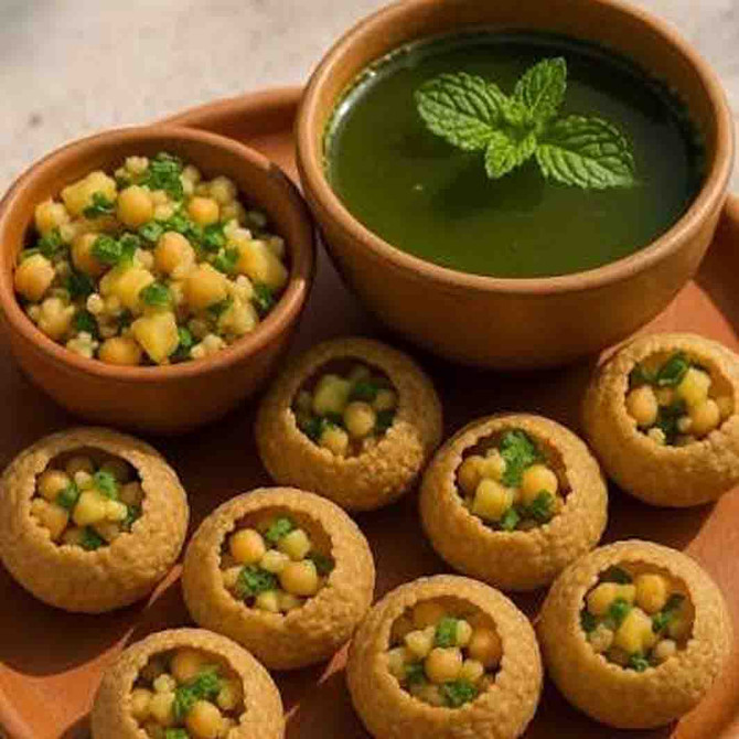 5Aab Ragi Golgappa With Masala, 245 Grams