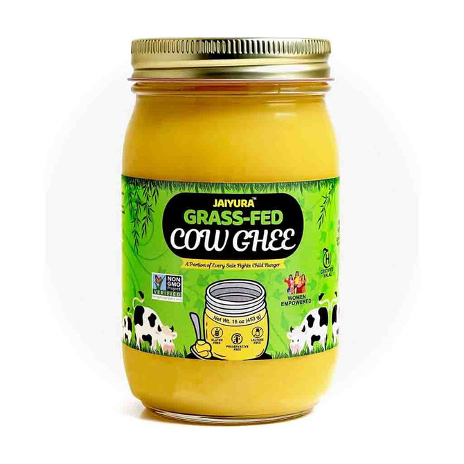 Jaiyura Grass Fed Cow Ghee, 16 Oz