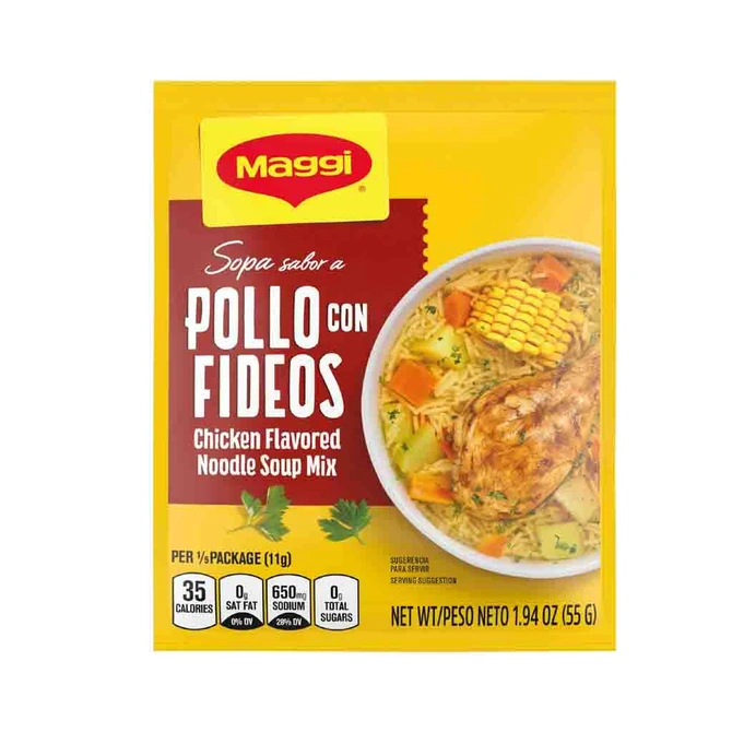 Maggi Pollo Con Fideos Soup Mix, 55 Grams