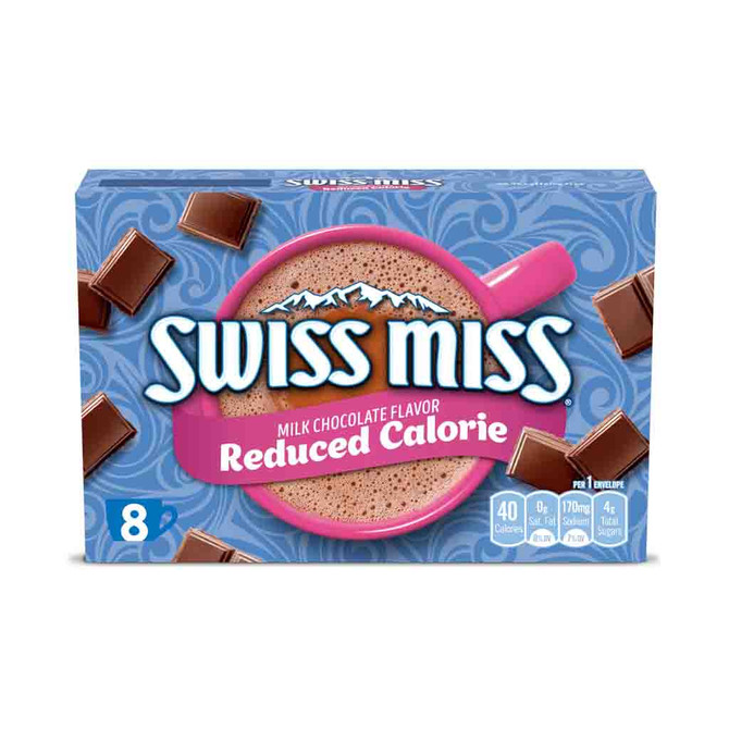 Swiss Miss Milk Chocolate Less Cal, 3.12 Oz
