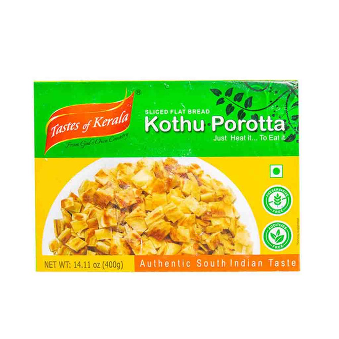 Tastes Of Kerala Kothu Porotta Frozen, 400 Grams