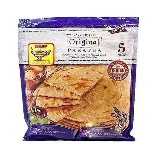 Deep Original Paratha 5Pc Frozen, 10.58 Oz