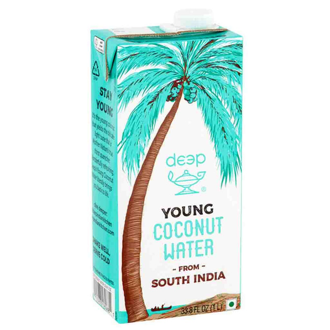 Deep Young Coconut Water 12 Pc Frozen, 1 LITER