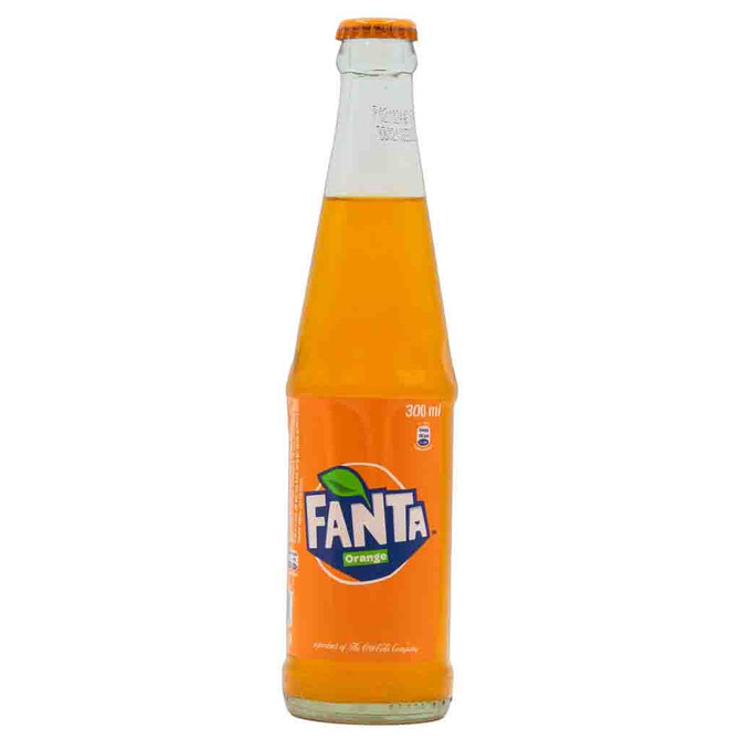 Fanta Glass Bottle Frozen, 300 ml