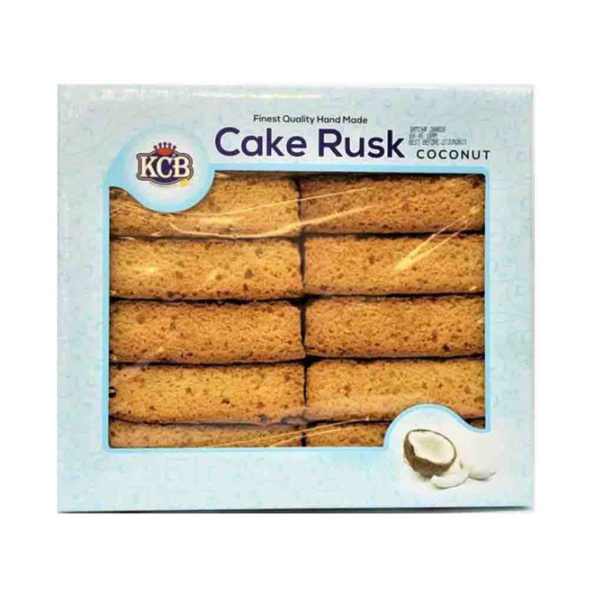 Kcb Vegetarian Coconut Cake Rusk, 20 Oz