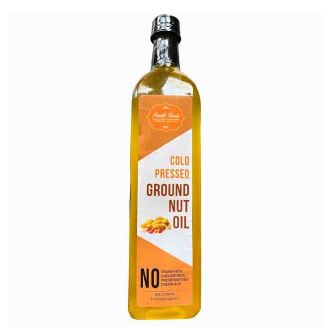 Pandit Foods Ground Nut Oil, 910 Grams
