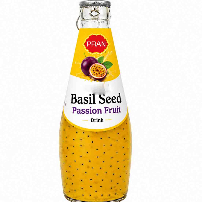Pran Basil Seed Passion Fruit, 290 ML