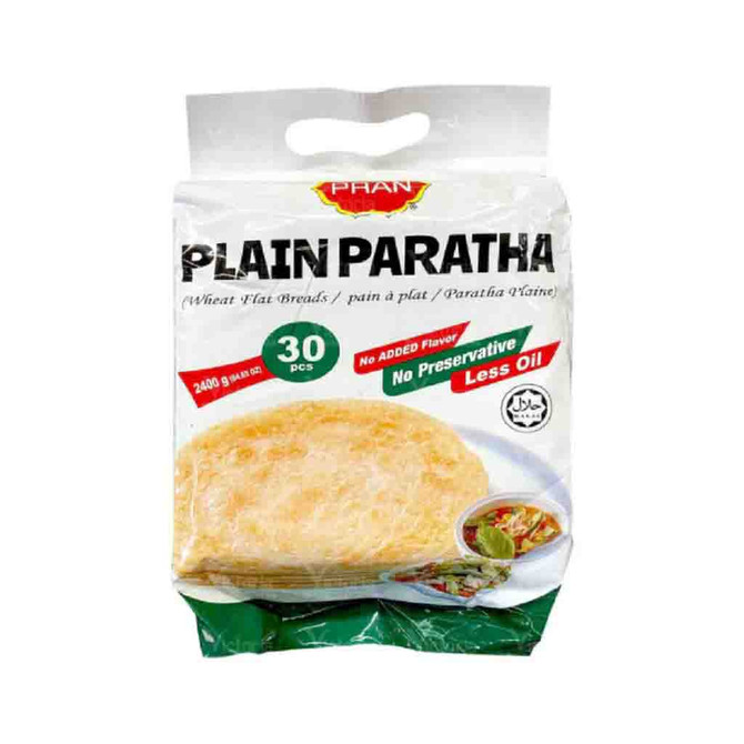Pran Plain Paratha 30 Pc Frozen, 2100 Grams
