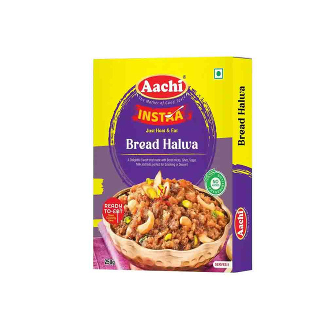 Aachi Bread Halwa (Just Heat & Eat), 250 Grams