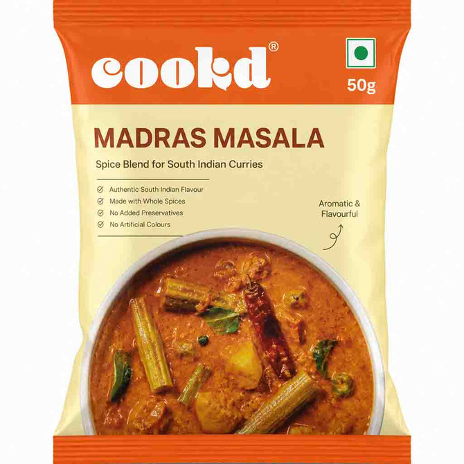Cookd Madras Masala, 50 Grams