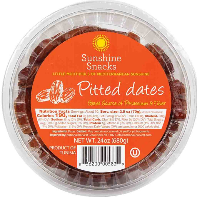 Sunshine Pitted Dates, 680 Grams