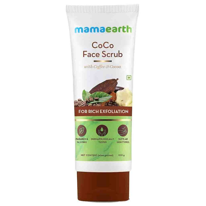 Mamaearth Coco Face Scrub, 100 Grams