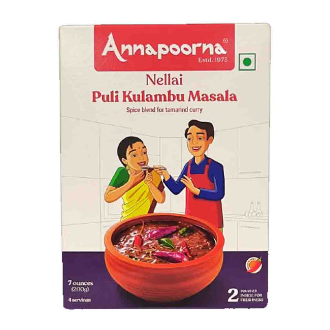Annaporna Nellai Puli Kulambu Masala, 200 Grams
