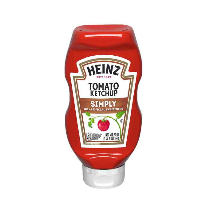 Heinz Simply Heinz Tomato Ketchup, 20 Oz