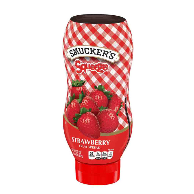 Smuckers Squeeze Strawberry Fruit Spread, 20 Oz