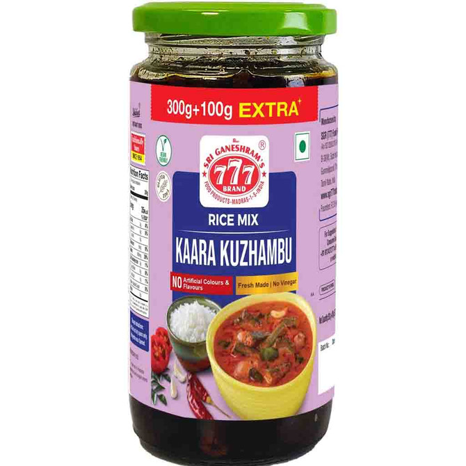 777 Kaara Kuzhambu, 400 Grams