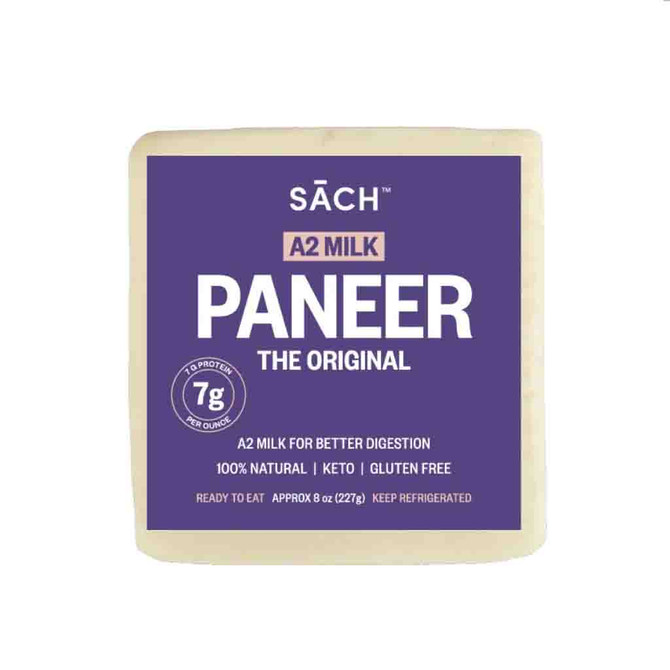Sach A2 Milk Paneer Frozen, 227 Grams