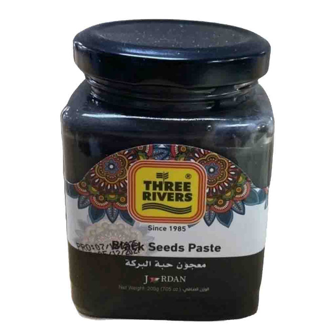 Three Rivers Black Seeds Paste, 200 Grams