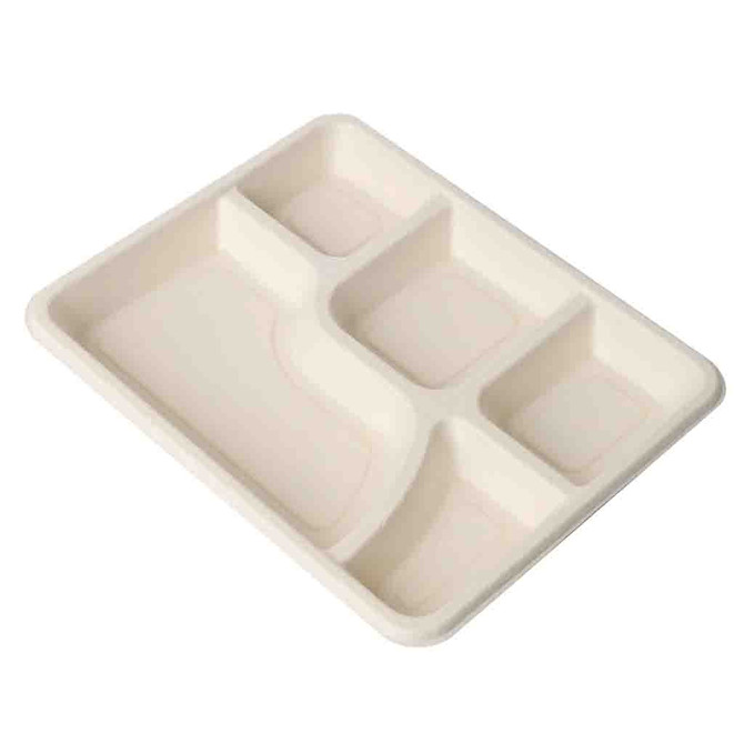 Unique 5 Com Bio Shallow Tray, 50 PC