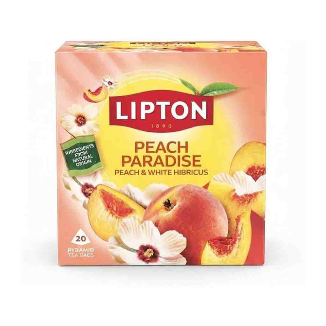 Lipton Peach Paradise Tea Bags 20 Pc, 1.4 Oz
