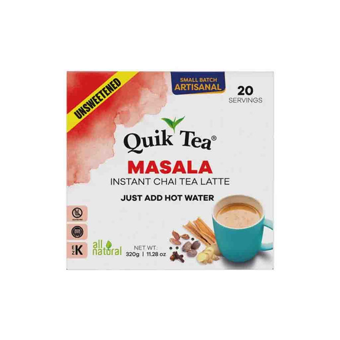 Quik Tea Masala Unsweetned, 320 Grams