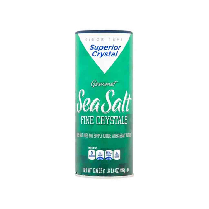 Superior Crystal Sea Salt, 680 Grams