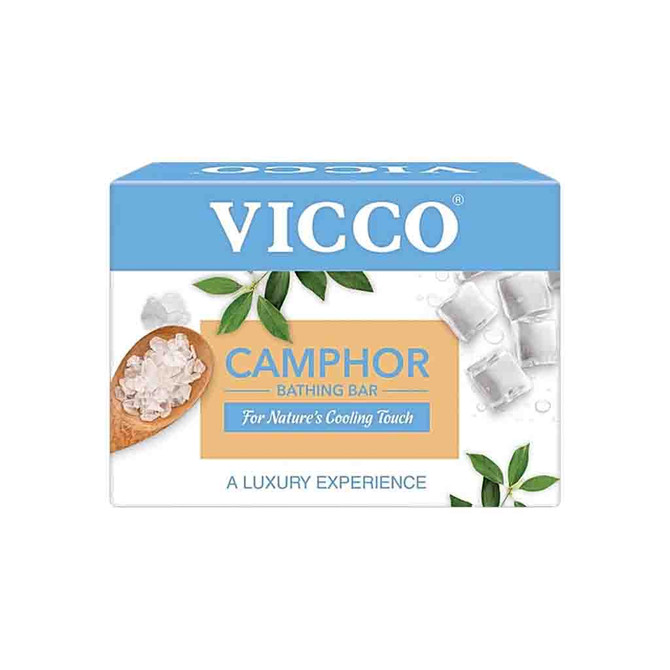 Vicco Camphor Bathing Bar, 100 Grams