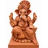Traditional Terracotta Ganesha Idol – Seated Lord Ganesha, 22–24 Inch