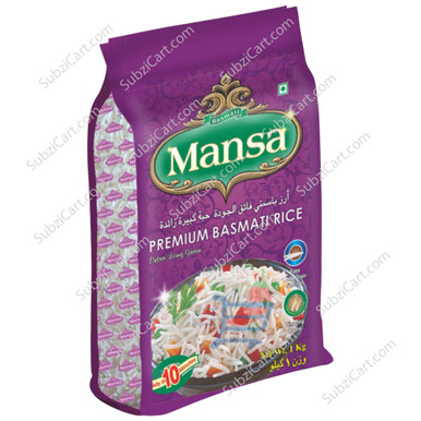Mansa Premium Basmati Rice Purple Bag, 10 Lb - SubziCart