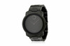Movado Bold Black Stainless Steel Mens Watch 3600471