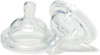 Klean Kid Kanteen Medium Flow Silicone Nipple - Pack of 2 - Clear - 1000455