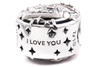 Pandora Star Wars Han Solo & Leia Kiss Charm 799506C00