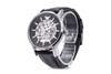 Emporio Armani Black Leather Automatic Mens Watch AR60038