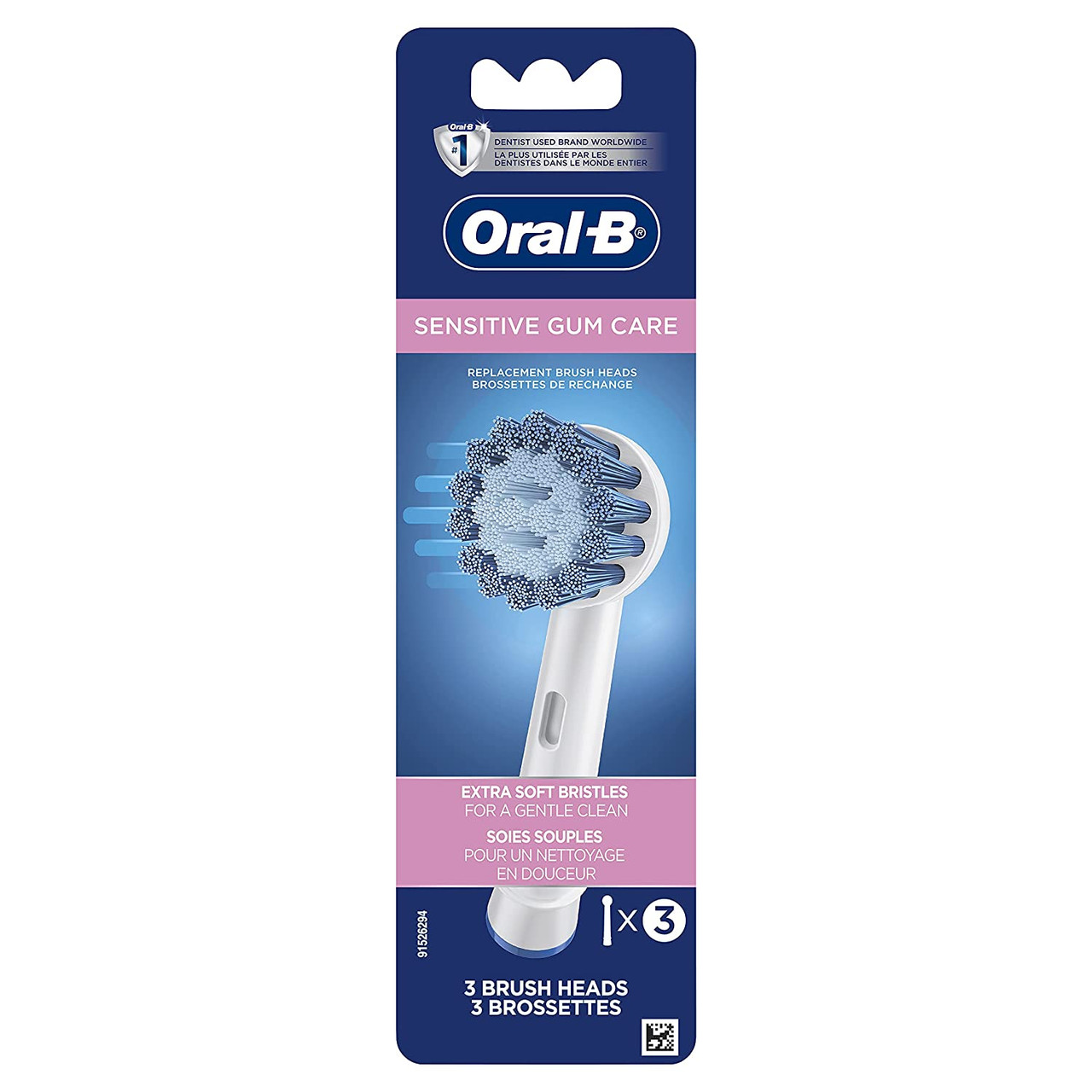 Sensitive Gum Care Brush Heads Compatible With Oral-B Electric