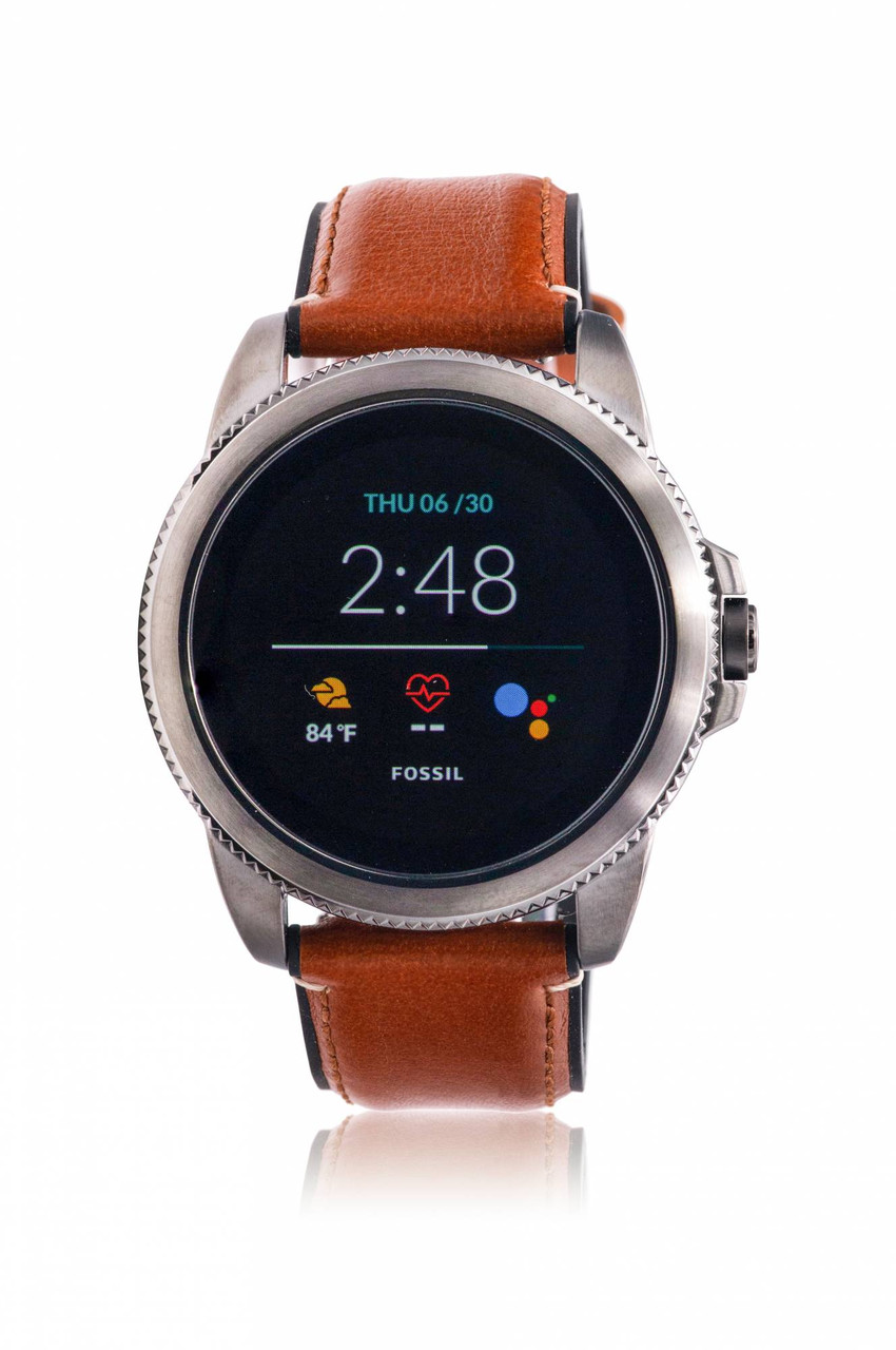 FOSSIL GEN 5E SMARTWATCH BROWN LEATHE