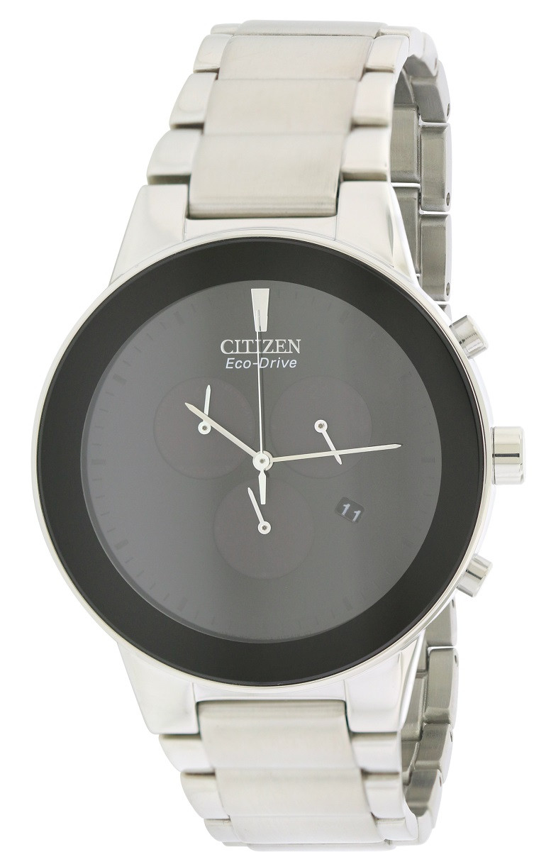 Citizen Eco-Drive Axiom Chronograph Mens Watch AT2240-51E - Jacob
