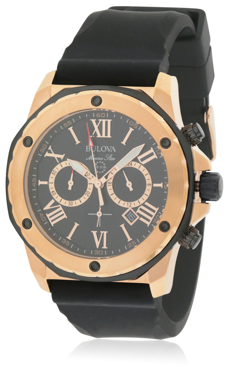 98b104 men's marine star clearance chronograph watch