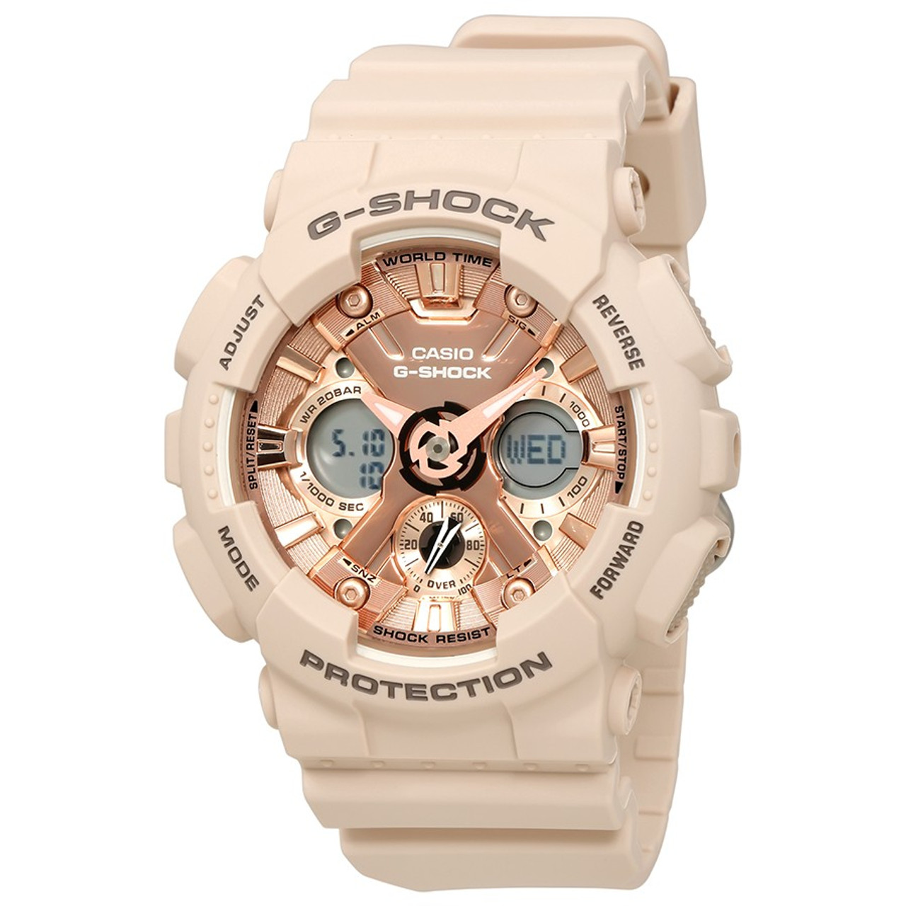 Casio G-Shock S Series Ana-Digital Pink/Pink Gold GMAS120MF-4ACR