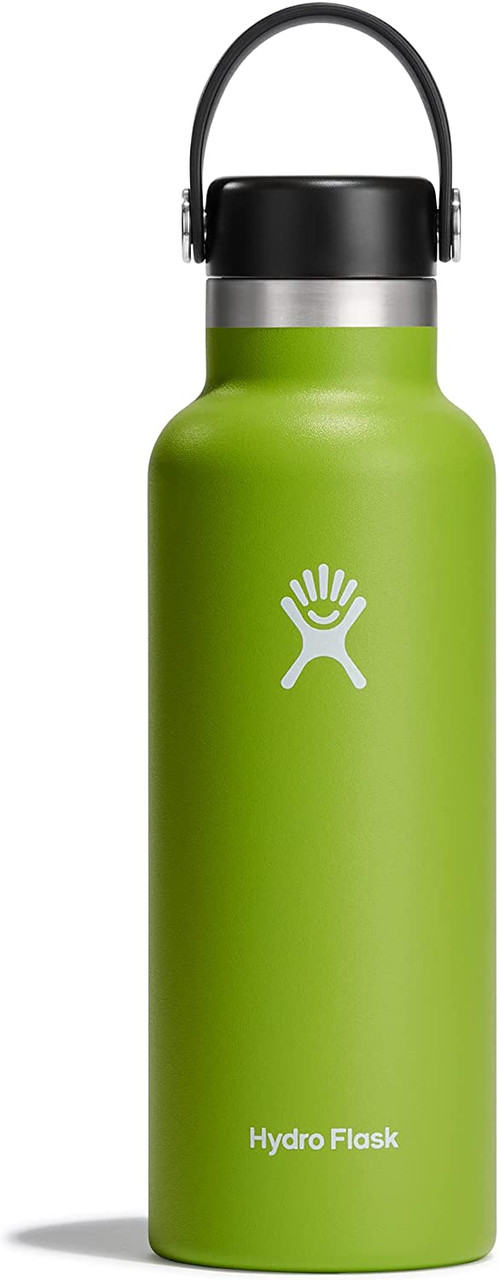 Hydro Flask 18 Oz Standard Mouth Water Bottle With Flex Cap Black for sale  online