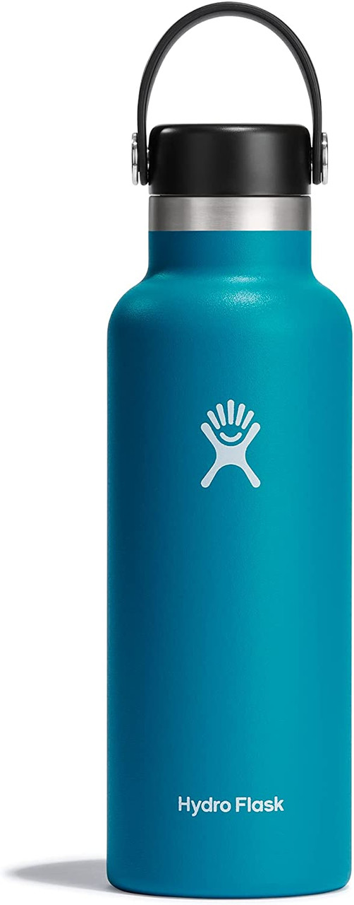 Hydro Flask Standard-Mouth Vacuum Water Bottle with Flex Cap - 18
