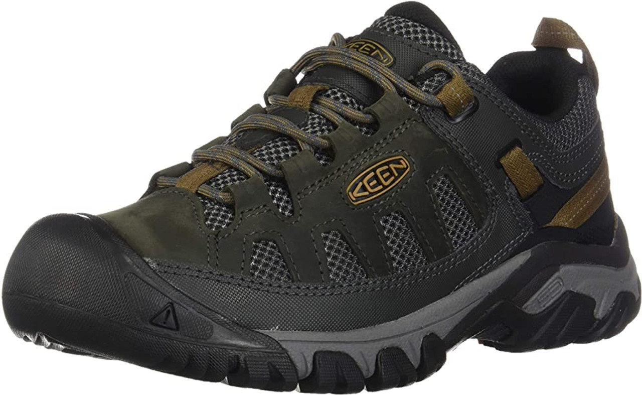KEEN mens Targhee Vent Hiking Shoe - Raven/Bronze Brown - Jacob Time Inc