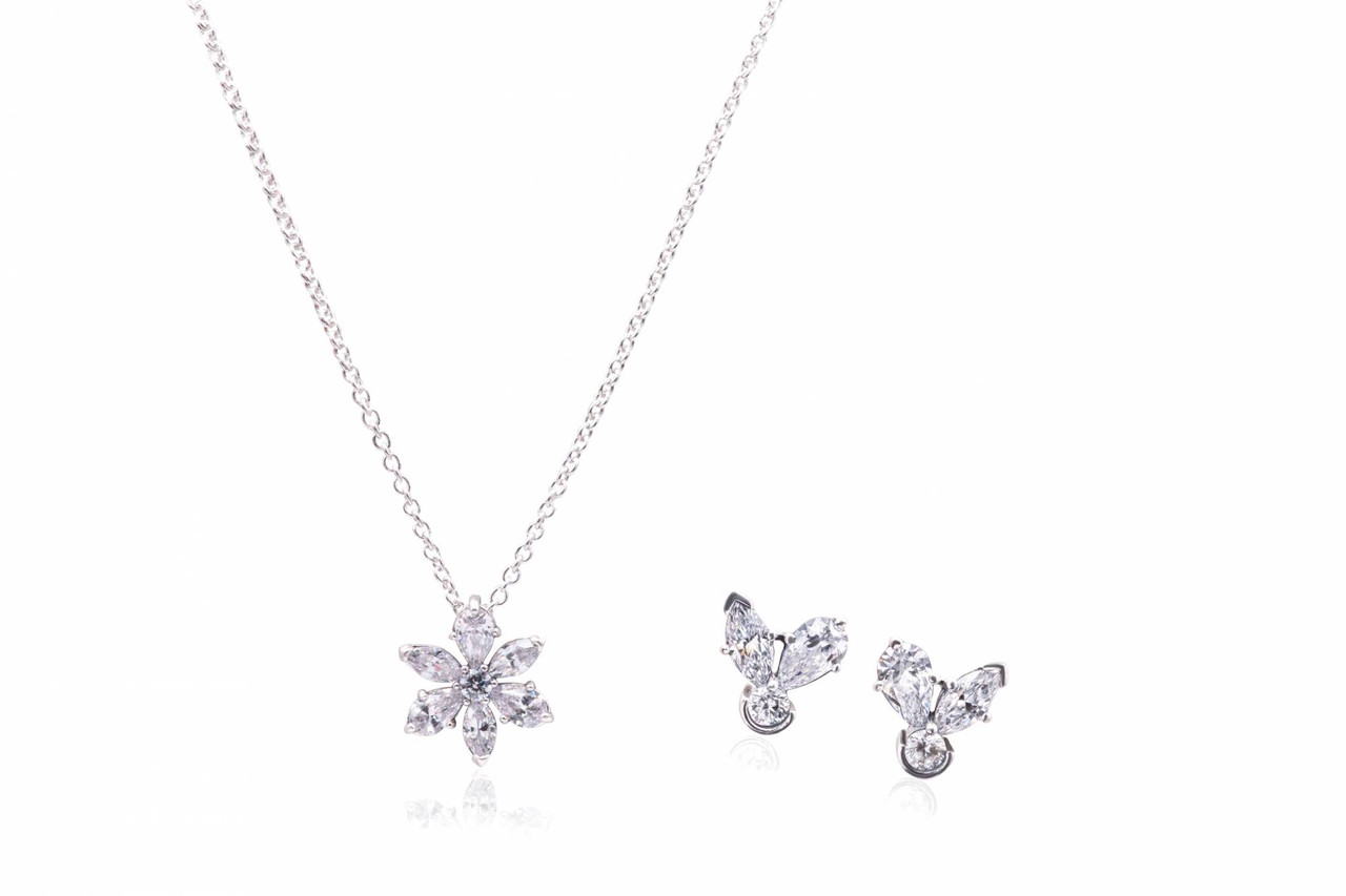 PANDORA Sparkling Herbarium Cluster Jewelry Gift Set B801978-45