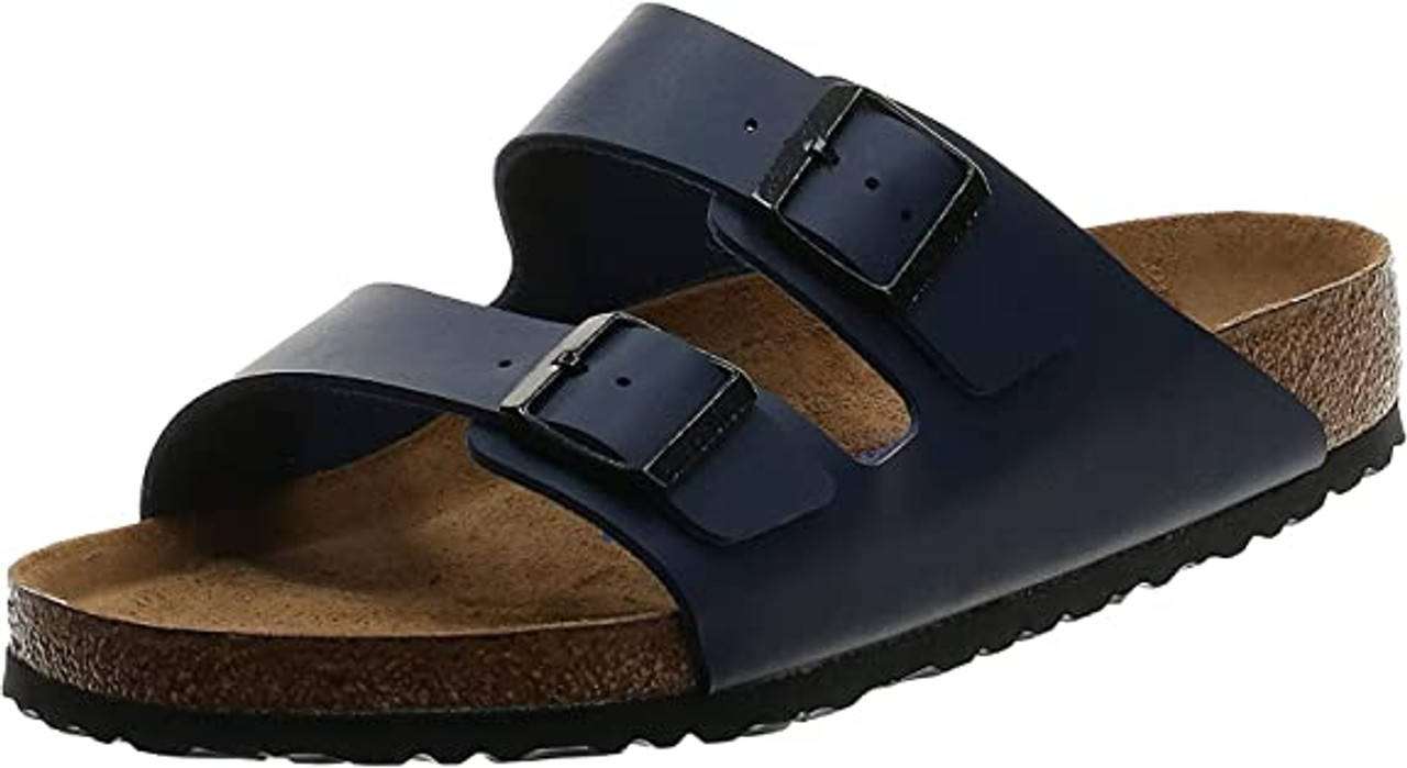 personificering Hound presse Birkenstock Arizona Soft Footbed Womens Sandals - Navy - Jacob Time Inc