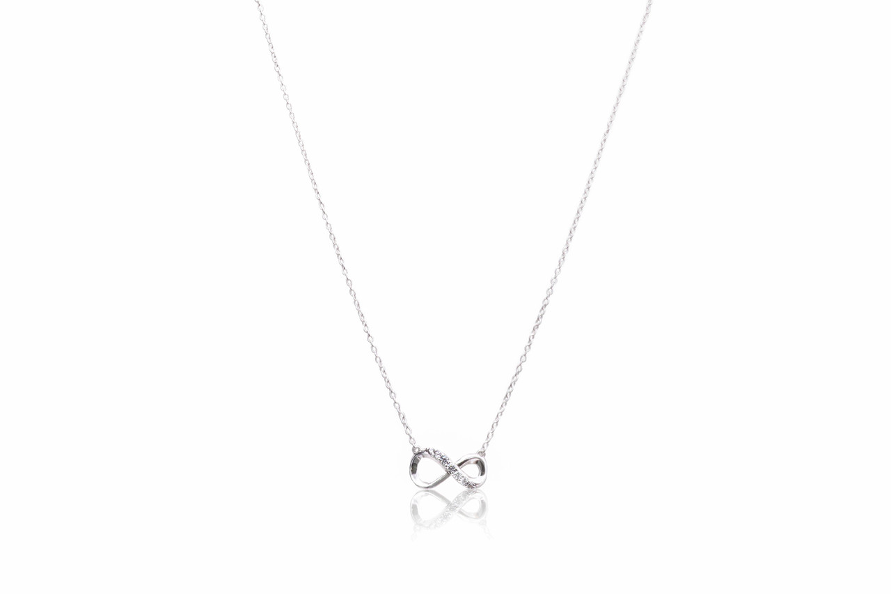Authentic Pandora #392666C01-50cm Sparkling Infinity Heart Collier Necklace  | eBay