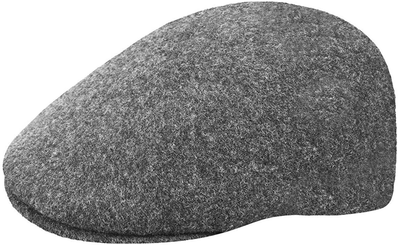 Kangol Seamless Wool 507 Felt Hat for Men and Women - Dark Flannel