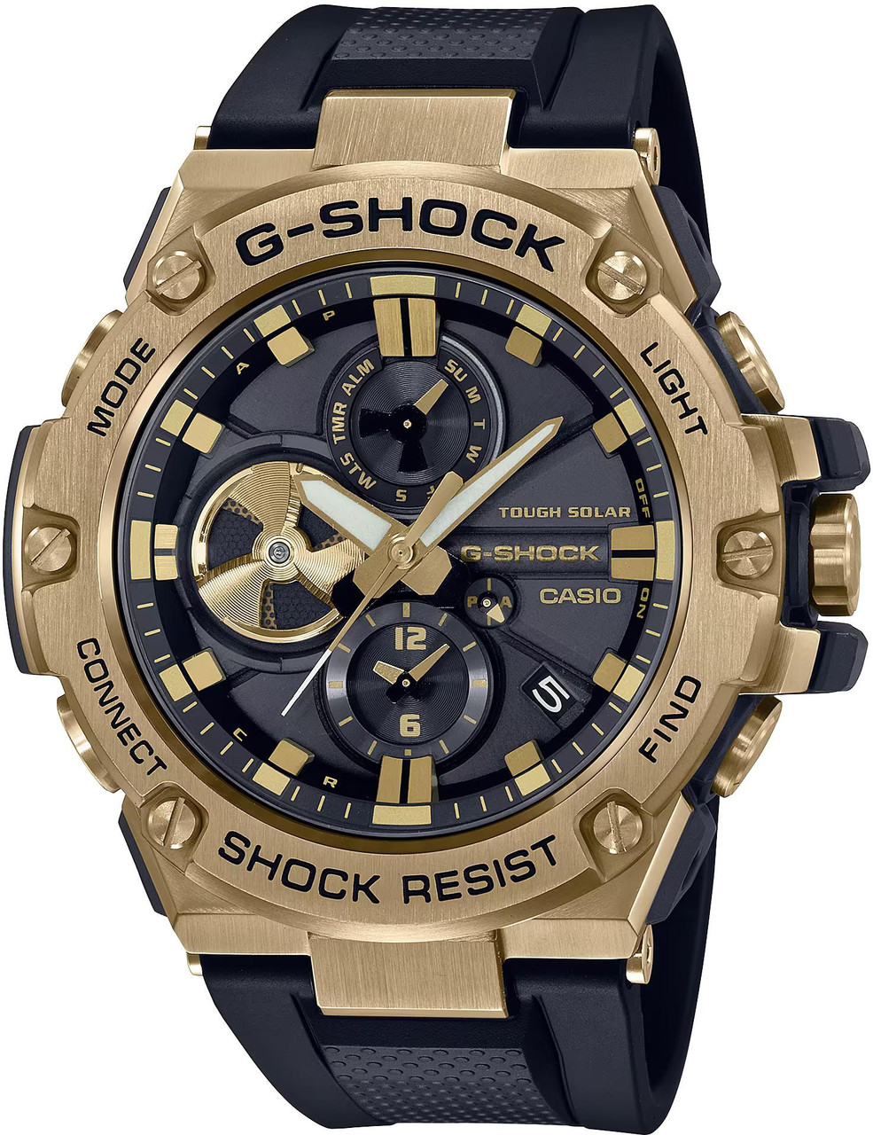 【稼働】CASIO G-SHOCK GST-B100 Bluetooth搭載 Casio G-Shock G-STEEL GST-B100 Series Bluetooth Solar Mens Watch