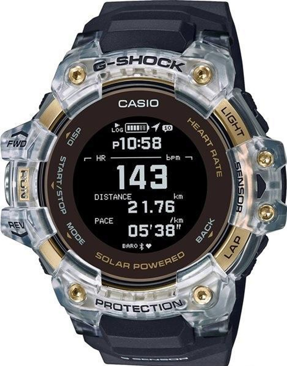 Casio G-Shock G-Squad Bluetooth Mens Watch GBD-H1000-1A9 - Jacob