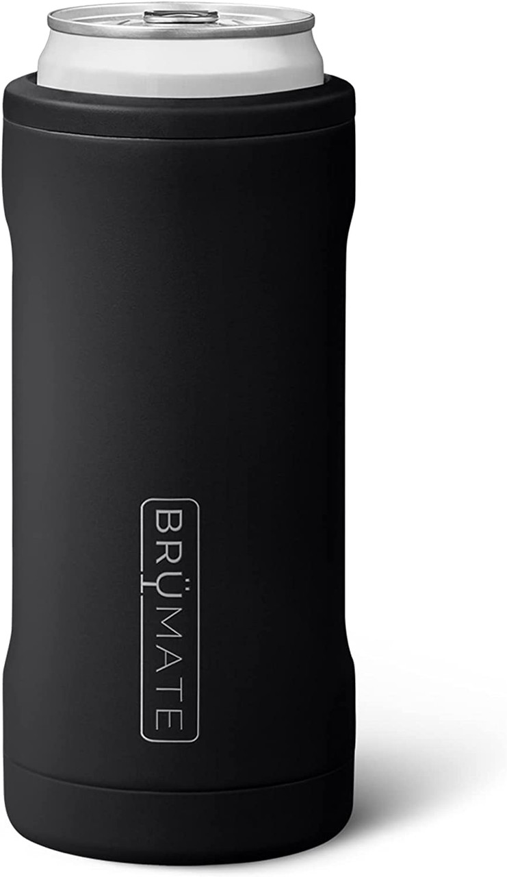 Brumate Hopsulator Slim Insulated Slim Can Cooler Matte Black