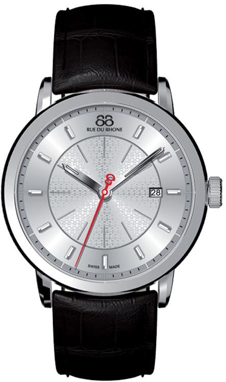 88 Rue du Rhone Leather Mens watch 87WA120036 Jacob Time Inc