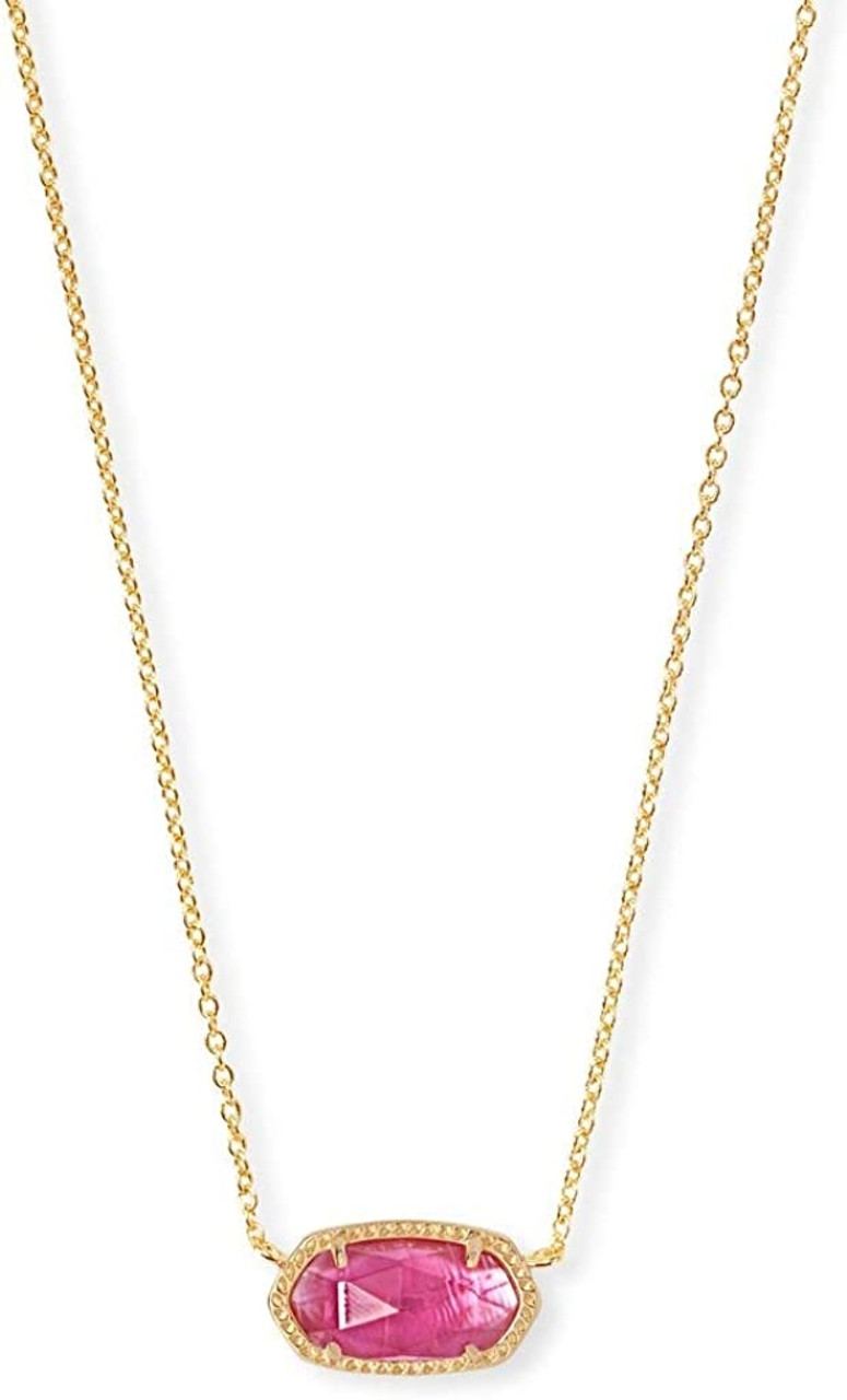 Elisa Gold Pendant Necklace in Azalea Illusion | Kendra Scott | Gold pendant  necklace, Gold pendant, Shop necklaces